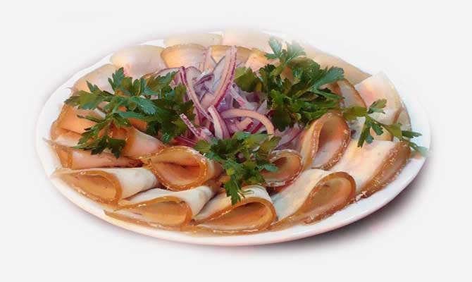 Копченое сало. 