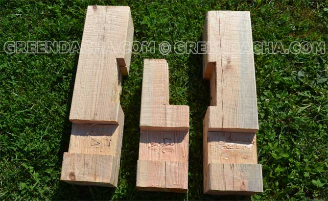 Передние стойки садовой скамейки. Передние стойки садовой скамейки.