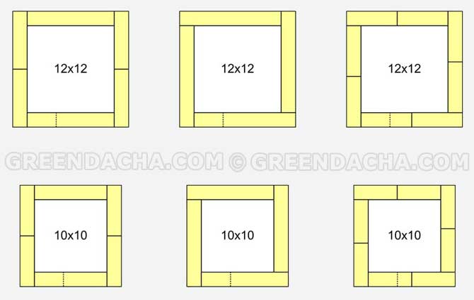 Чертеж синичника.