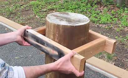 Примеряем приспособу.