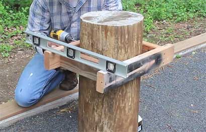 Фиксируем приспособу.